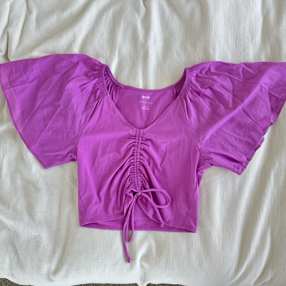 Maeve by Anthropologie crop top/blouse